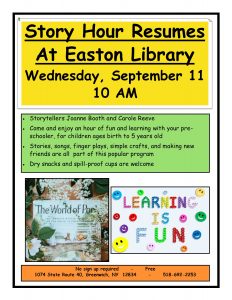 Story Hour @ Easton Library